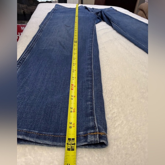 Madewell Mid-Rise Stovepipe Indigo Denim Jeans - Picture 6 of 7